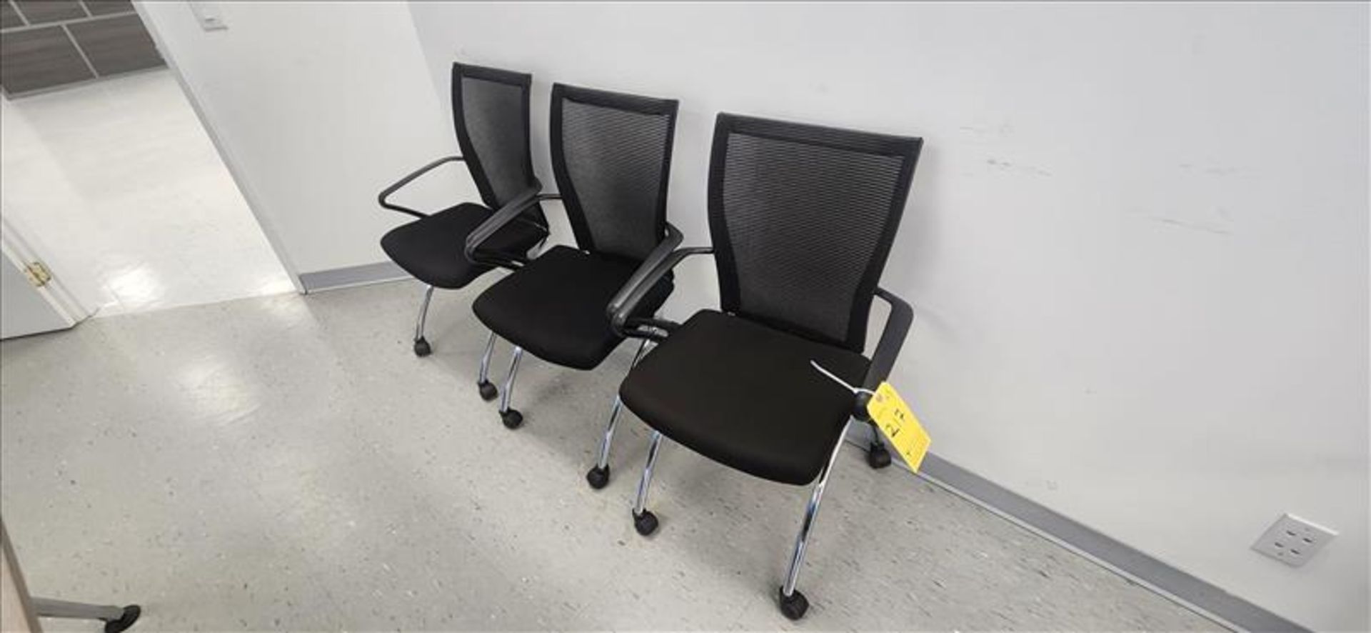 (3) Chairs w/ casters
