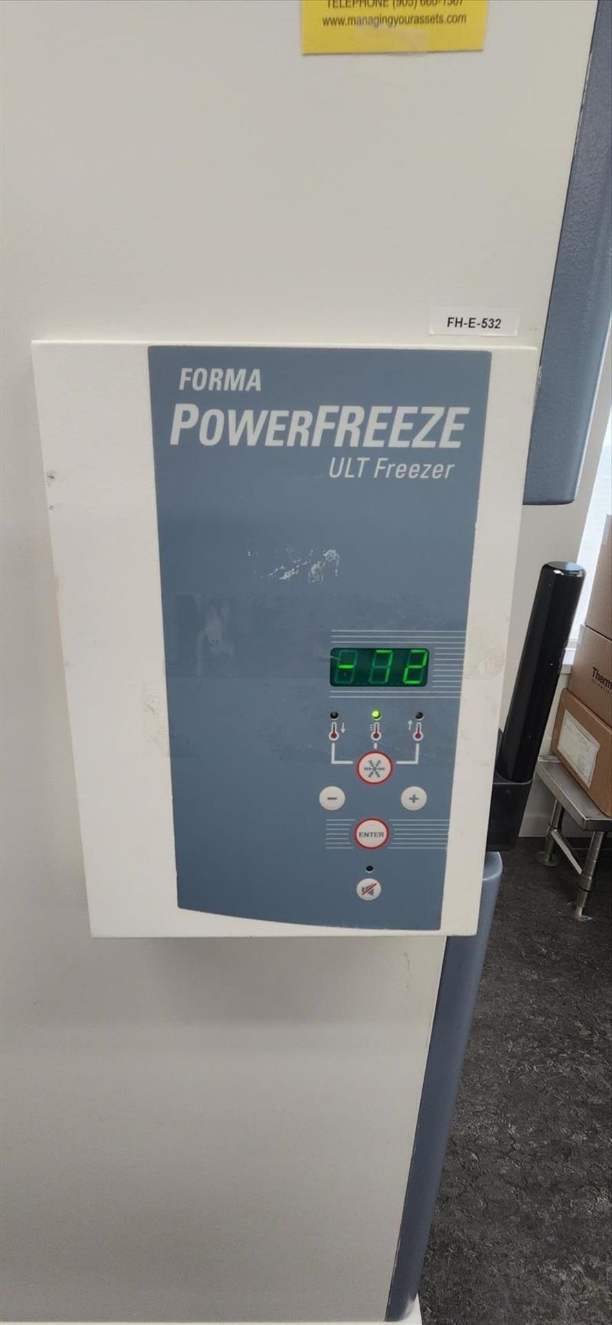 Thermo Fisher Forma Power FREEZE Ultra Low Temperature Freezer mod. 845, S/N 809604 - Image 3 of 4