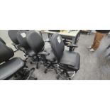 (2) Lab Chairs w/ arm rests, adjustable