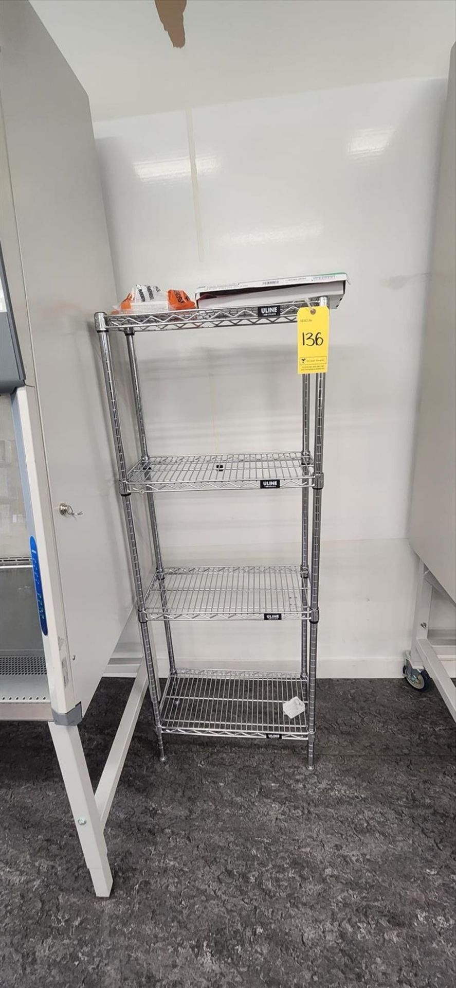 Uline Wire Rack approx. 12 in. x 23 in. x 63 in. height