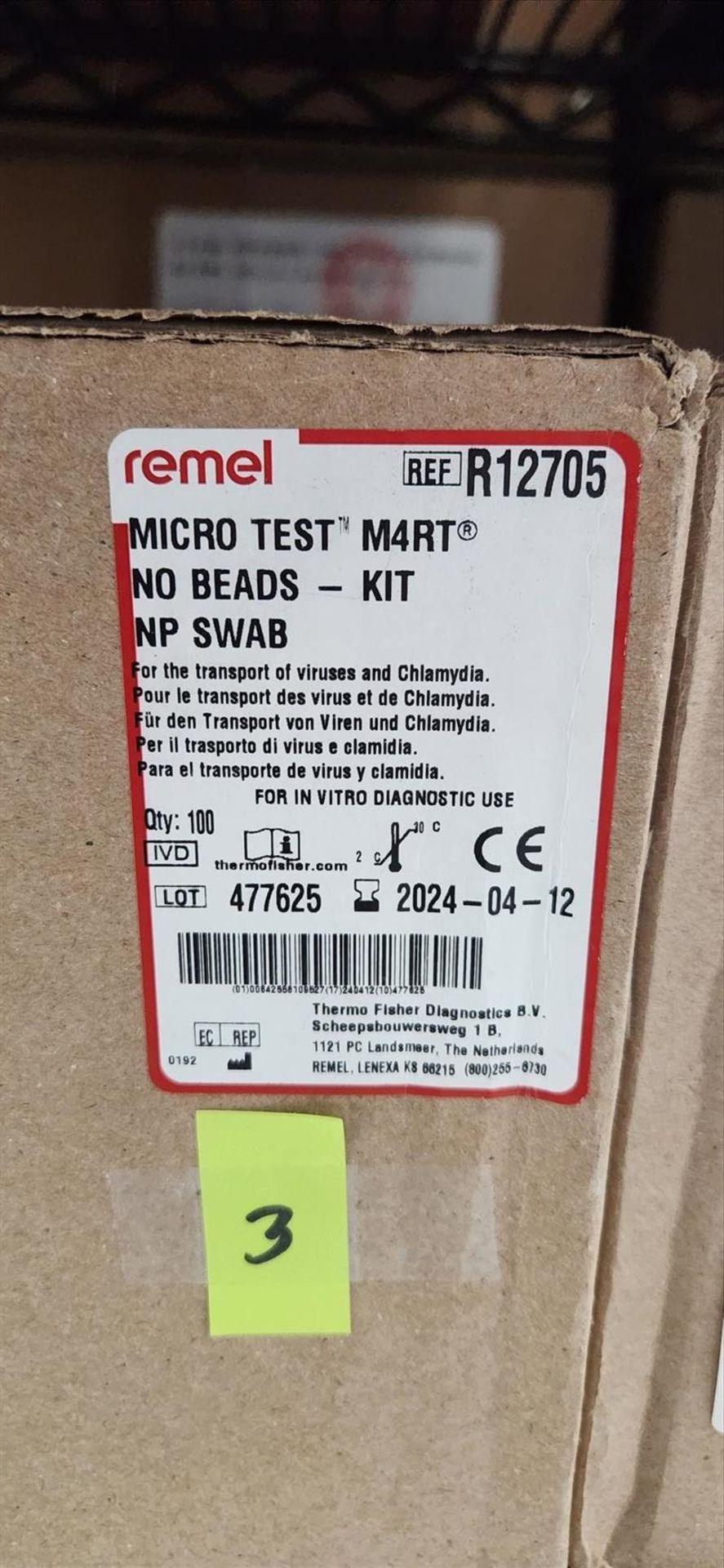 (16) Remel Micro Test M4RT No Beads Kits, 100 pcs per box - Image 2 of 2
