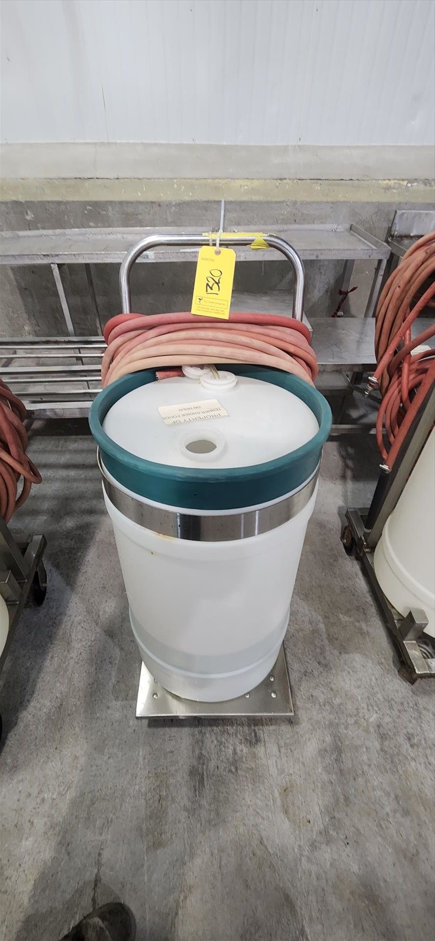 sanitation foam dispenser cart [TAG 1320 - LOC Brockley Dr.]