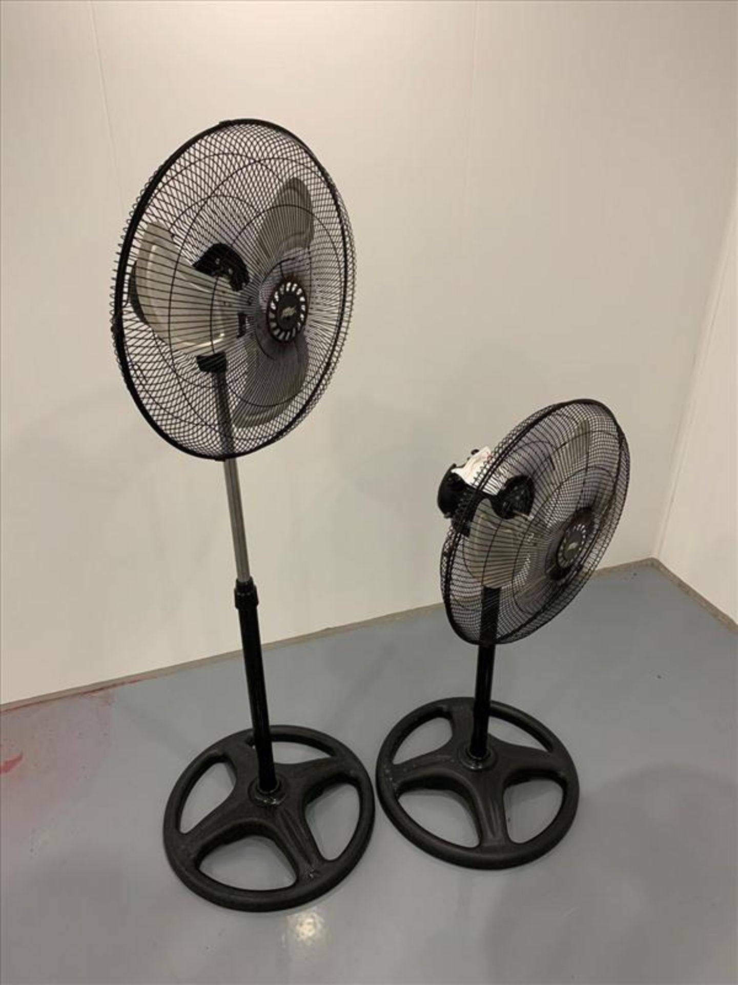 (2) Cool works pedestal fans (no cords)