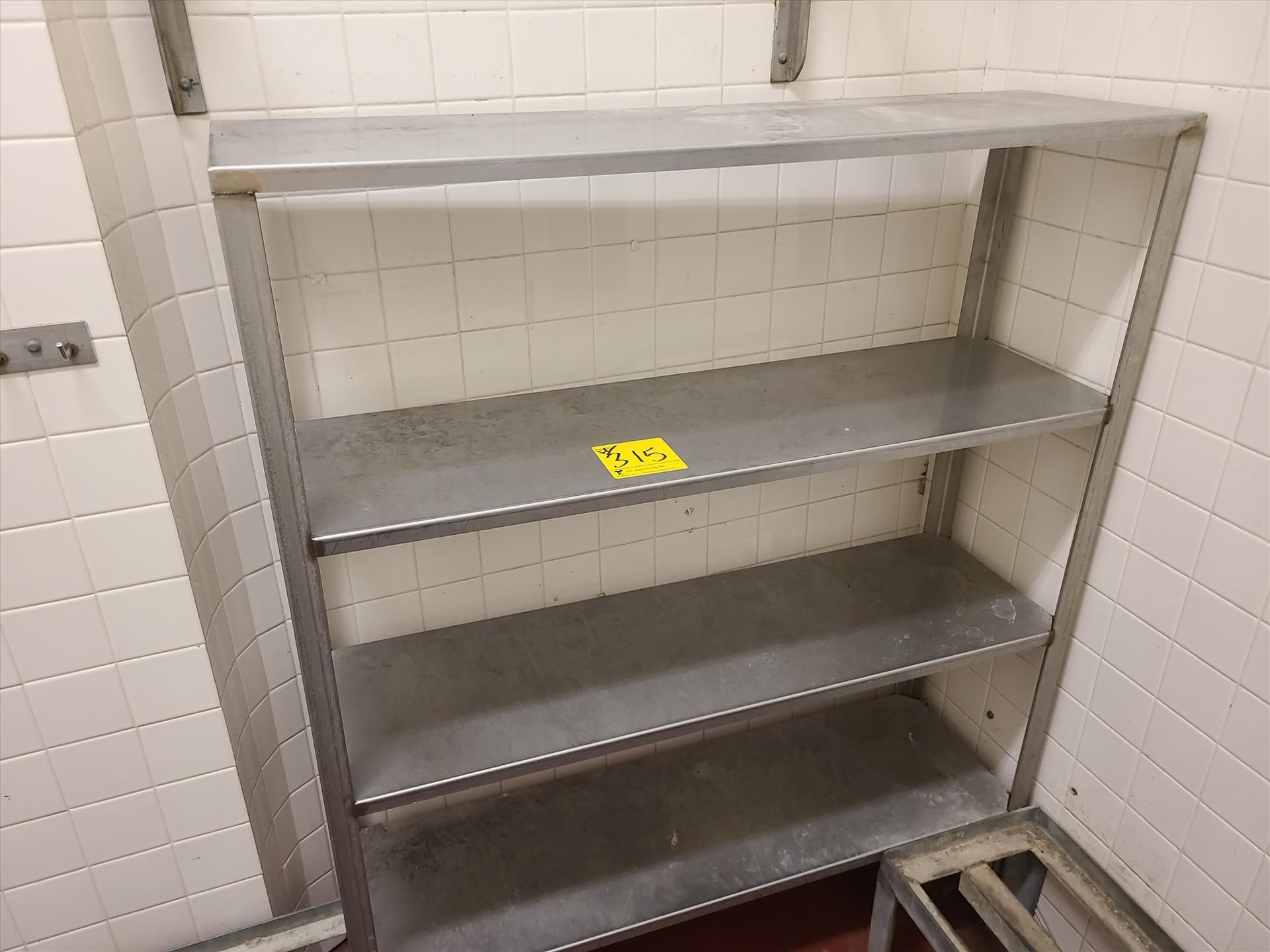 (3) stainless steel shelving units [Loc. Offices, 1st Floor] - Image 2 of 2