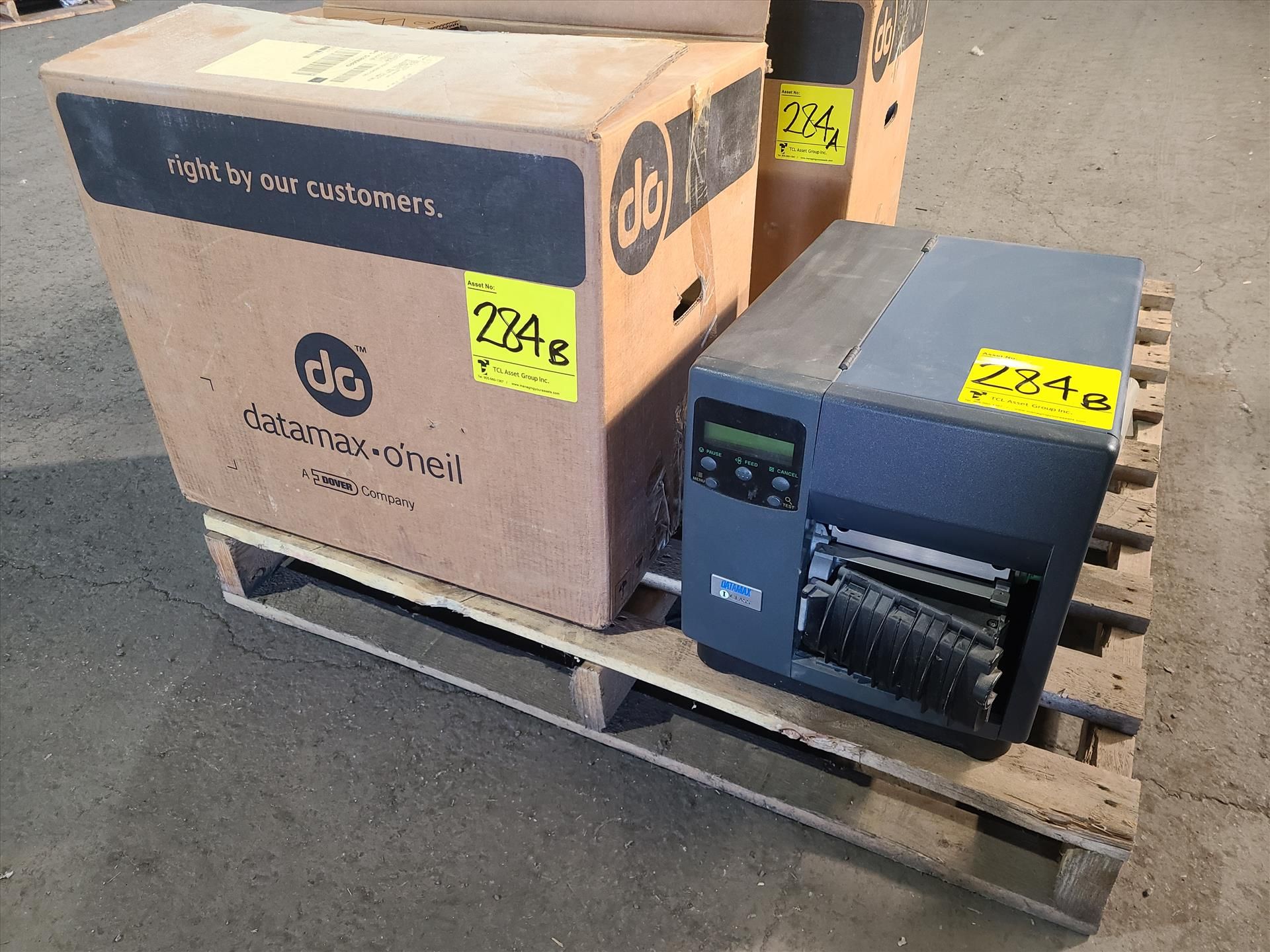 datamax-o'neil barcode label printer, model DMX-I-4210, ser. no.51177290 (no power cord) [Loc. Truck