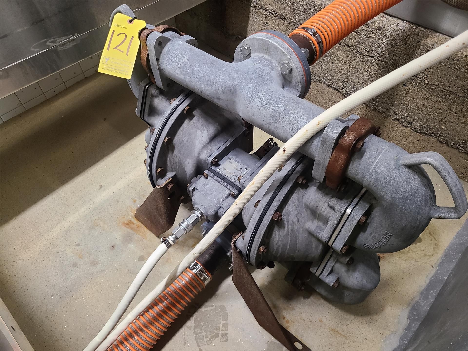 Sandpiper diaphragm pump, mod. HDF3-DB7 (2019) [Loc. Live Rec./Kill]