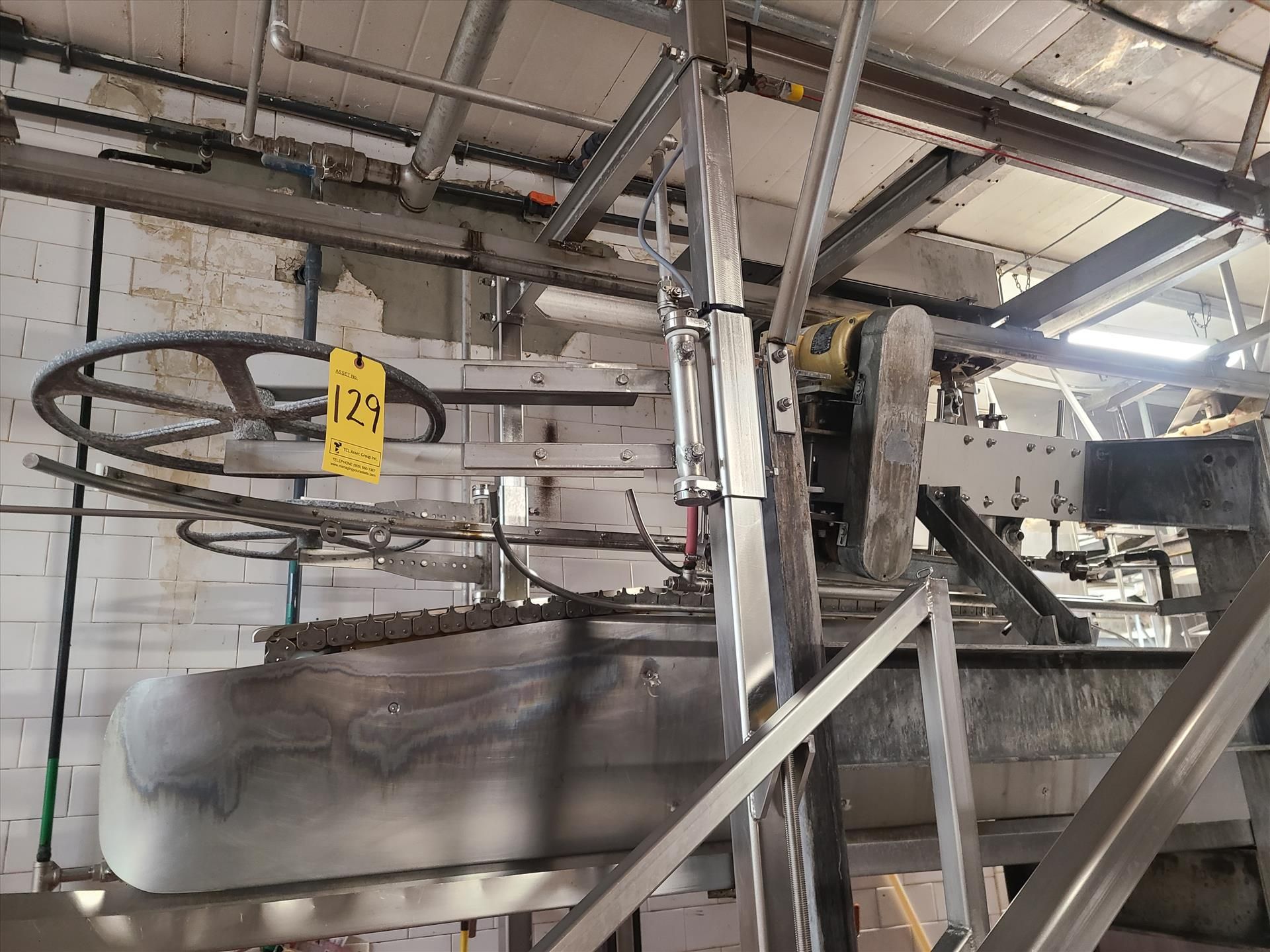 Stork hawk cutter, stainless steel, 1 hp c/w stainless steel work platform [Loc. Defeathering] - Image 2 of 4