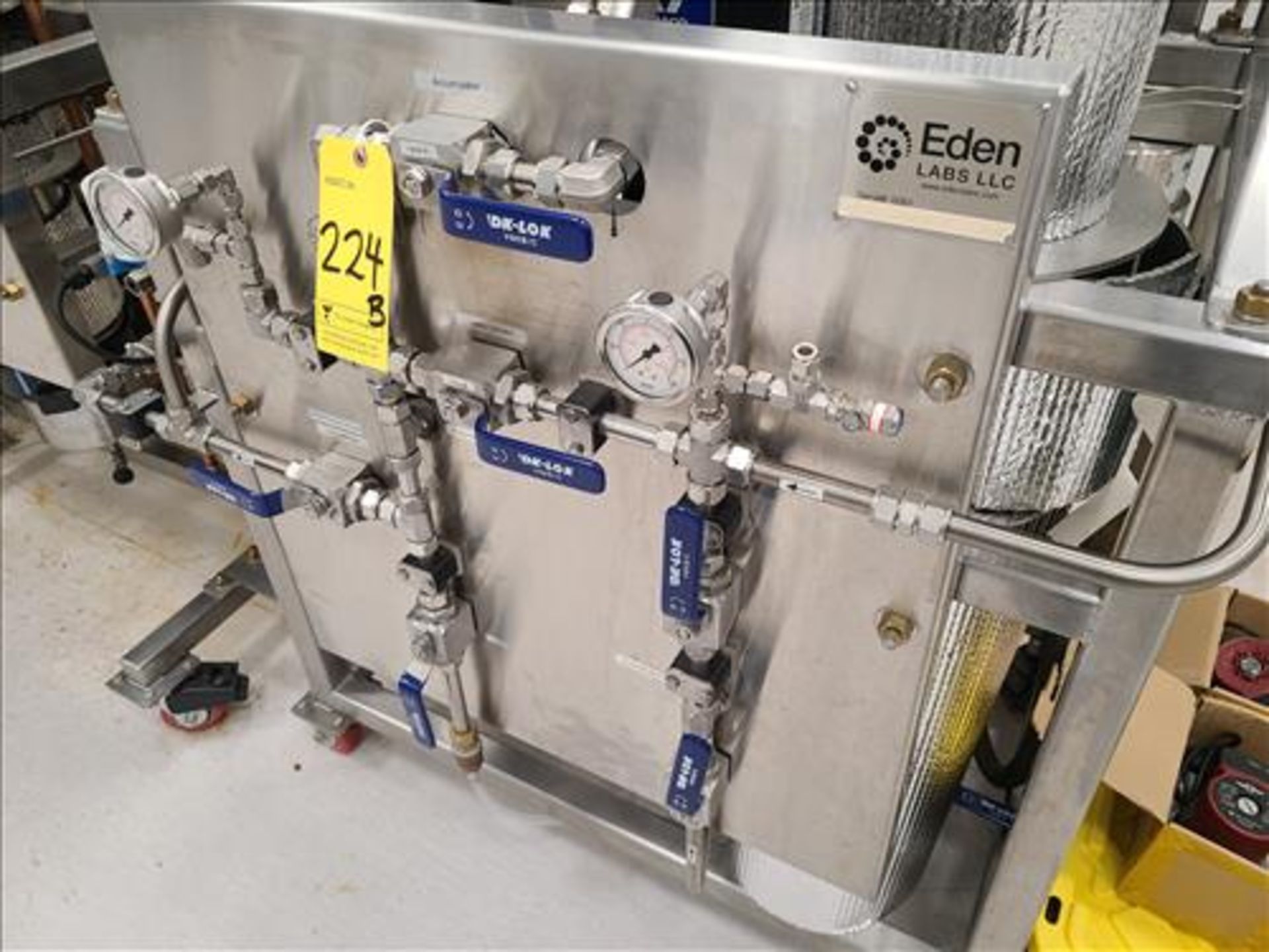 Eden Labs Cannabis extraction system, s/n 0261, incl.: Eden Labs s/s accumulator c/w Graco E-FLODC - Image 3 of 36