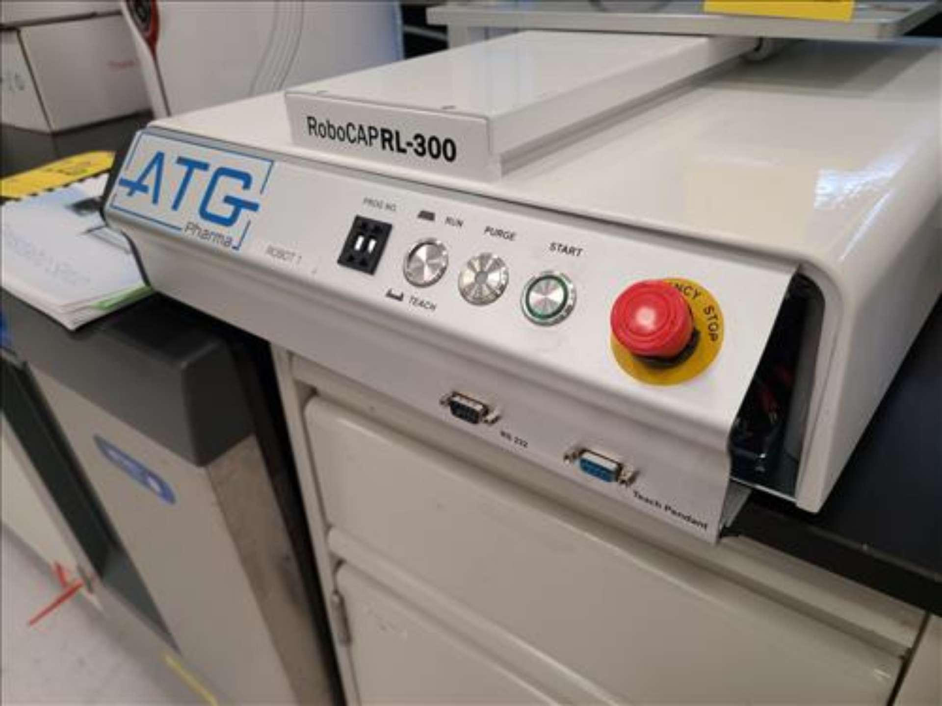 ATG Pharma liquid filling system, mod. RoboCap RL-300, s/n 3004199N ...