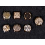 Lot of 7 vintage watches 20th century