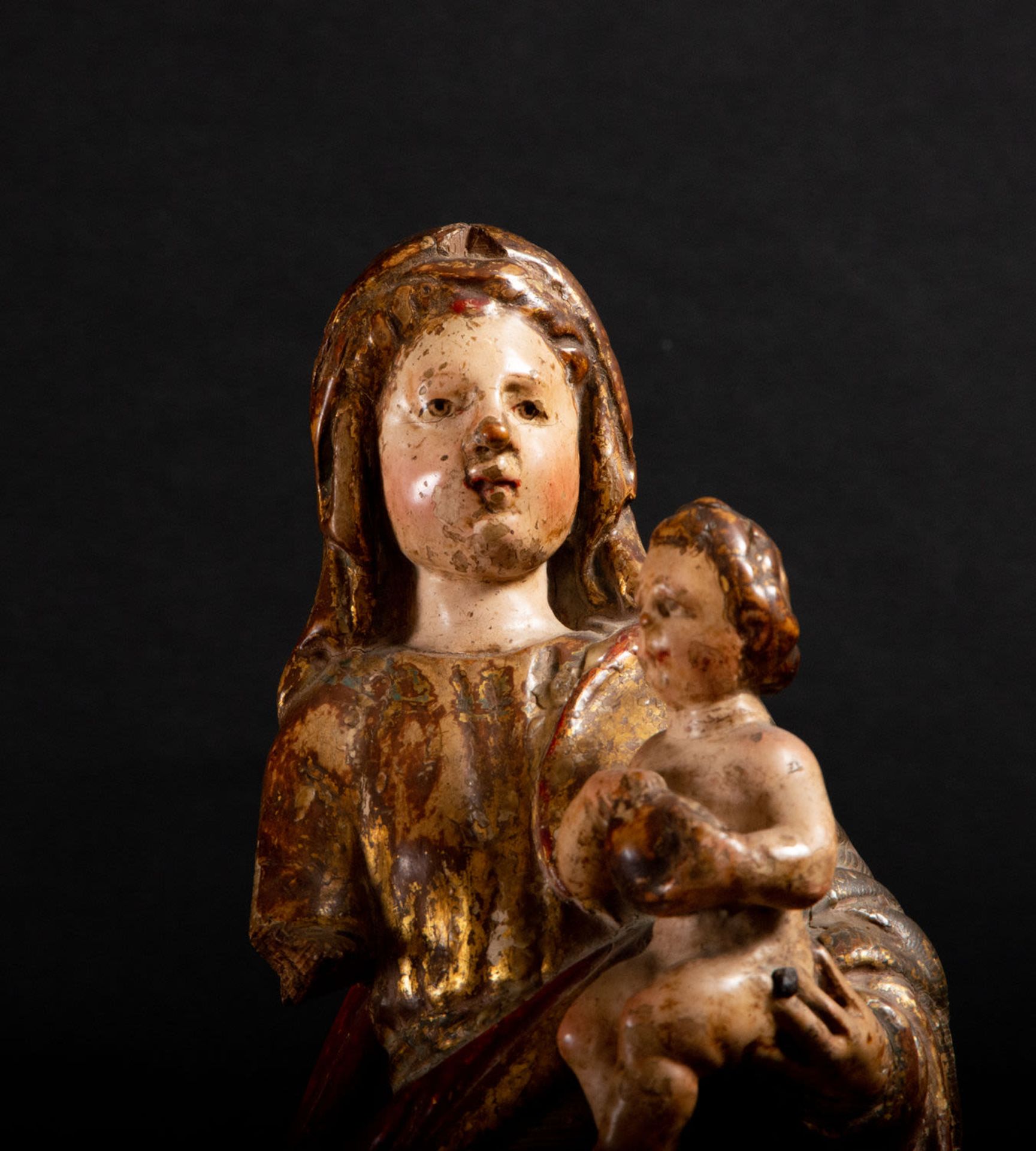 Important Virgin with Child, Burgos or Navarra, 16th century - Image 2 of 6