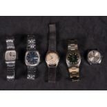 Lot of 5 vintage watches 20th century