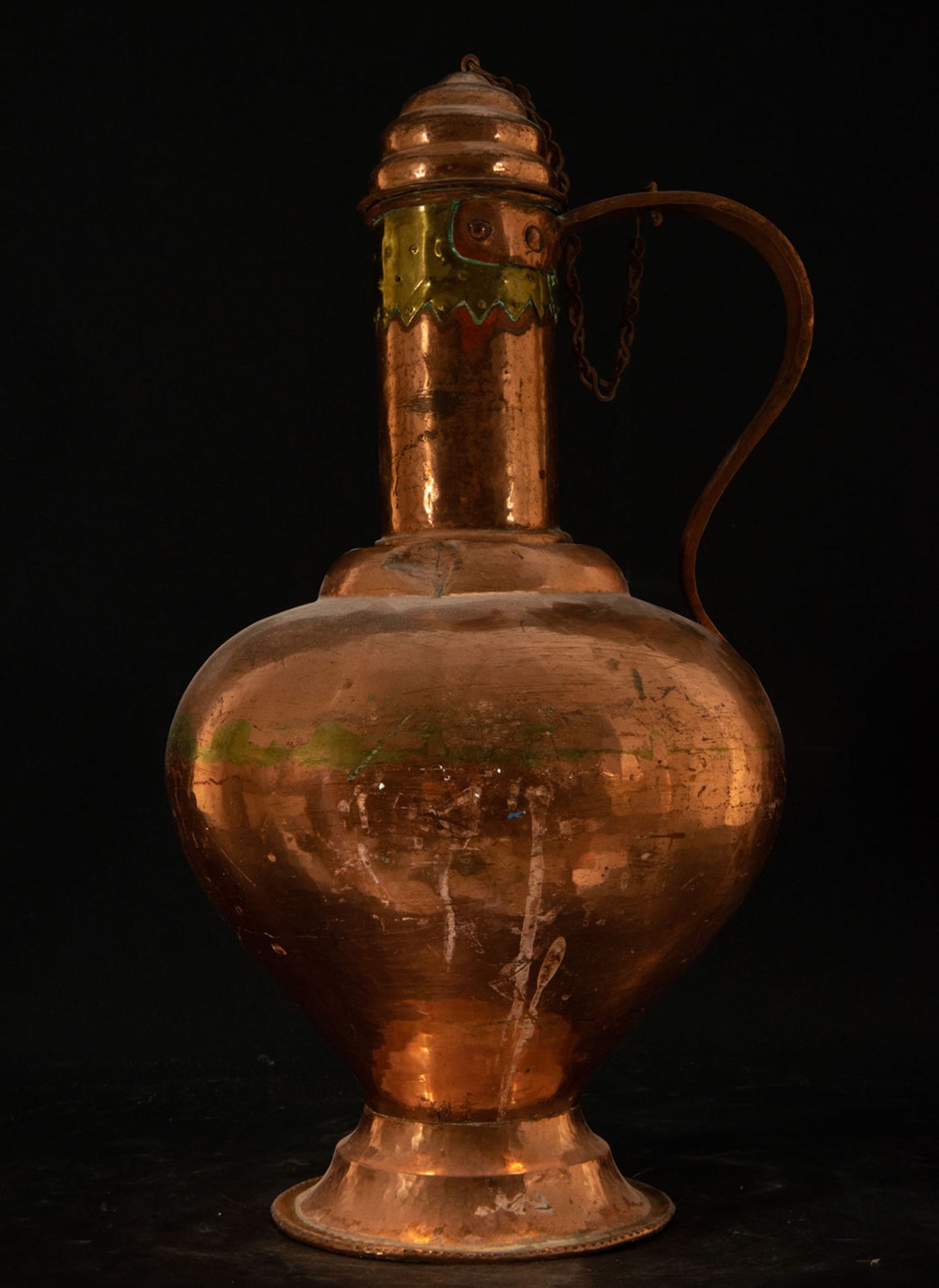 Pair of Copper Grenadine Water Jugs, 19th century - Image 2 of 3