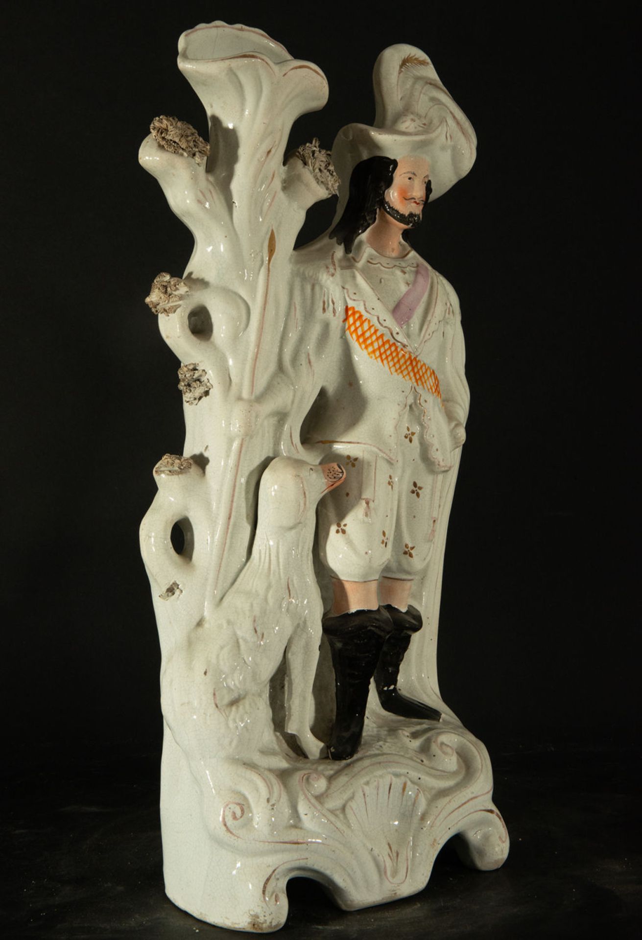 Musketeer in English porcelain, 19th century - Image 3 of 4