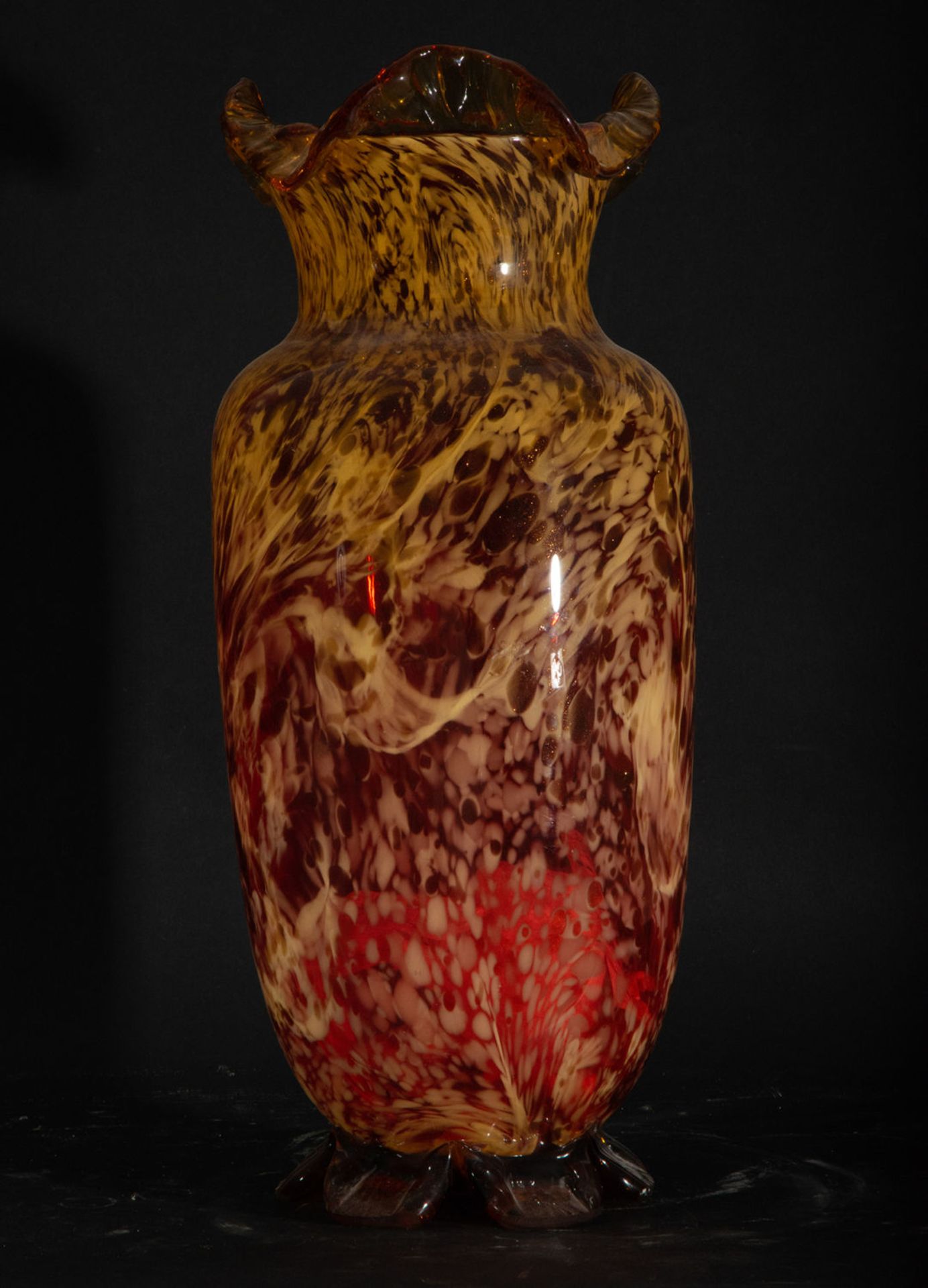 Murano glass vase, early 20th century