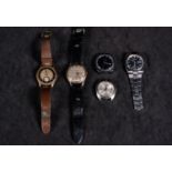 Lot of 5 vintage watches 20th century