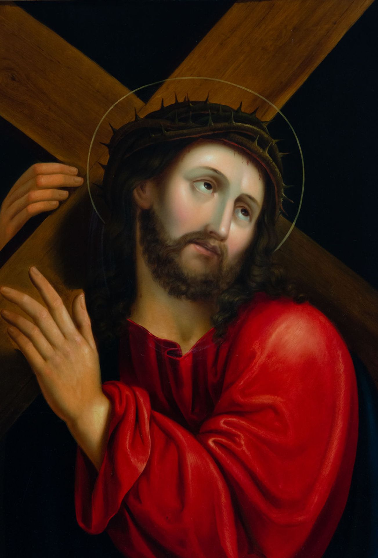 Christ Carrying the Cross, 19th century Italian school - Image 2 of 6