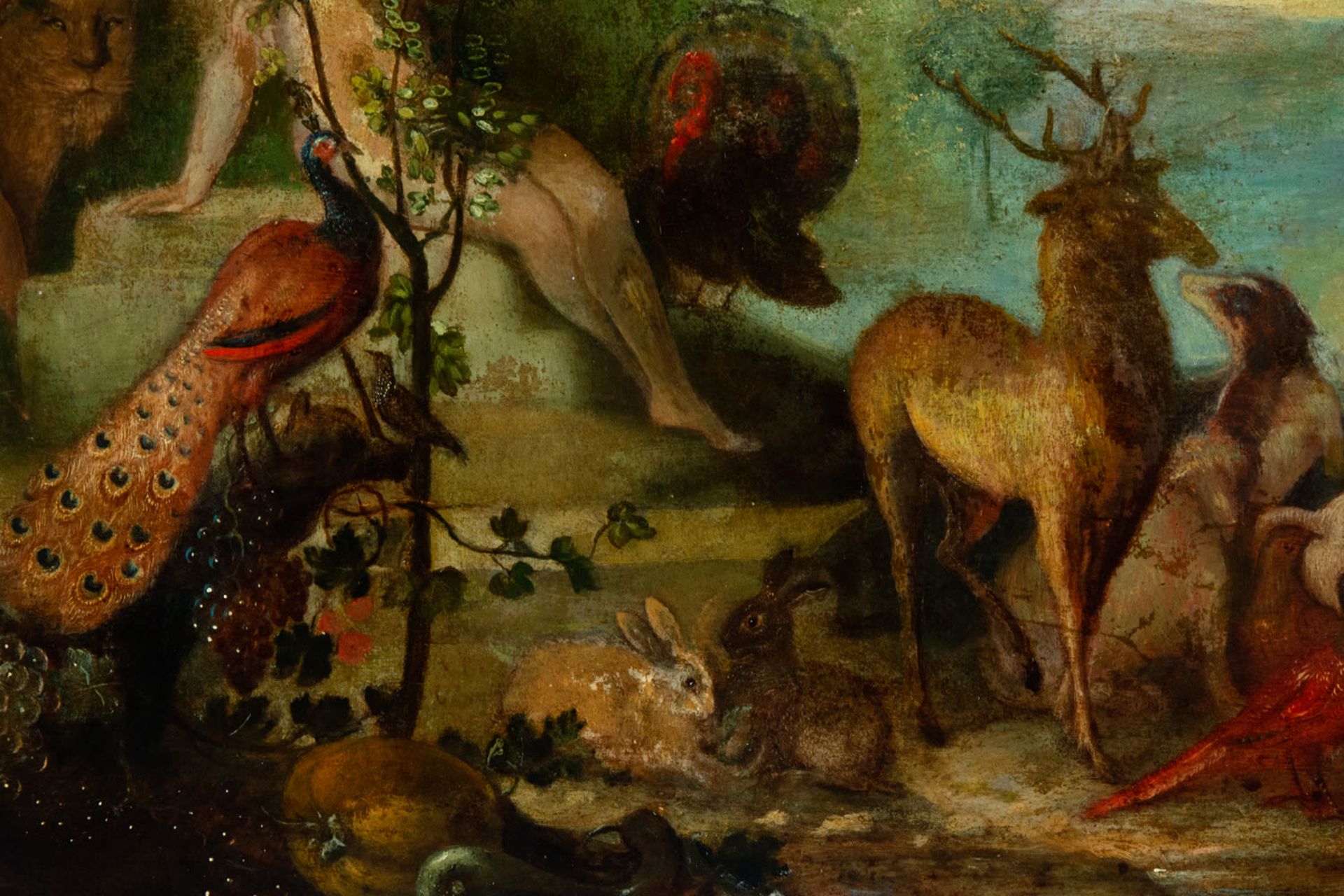 The Garden of Eden, 18th century Flemish school - Image 5 of 6