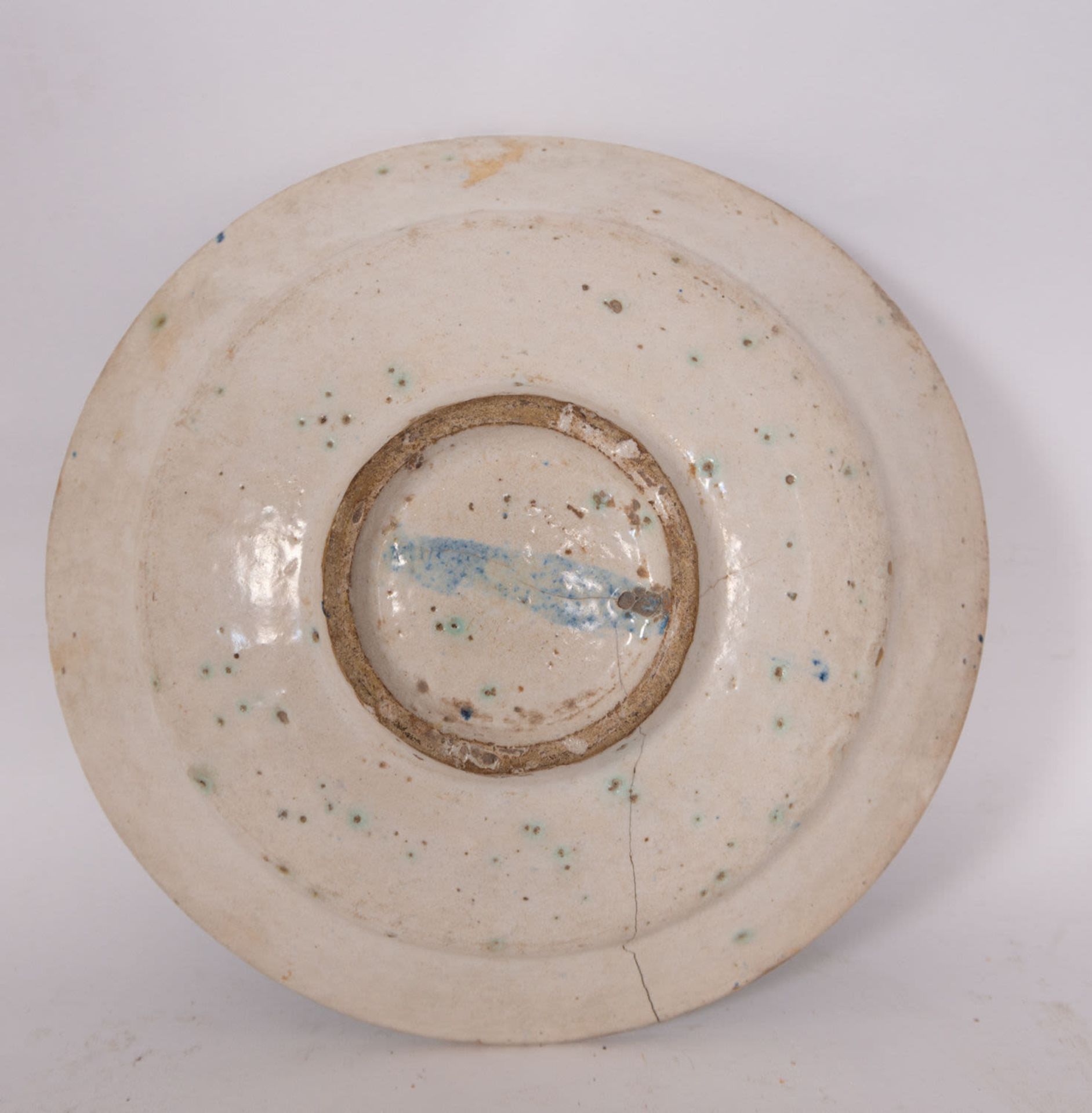 Ceramic plate, possibly Triana, 17th century - Bild 2 aus 2
