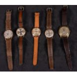 Lot of 5 vintage watches 20th century