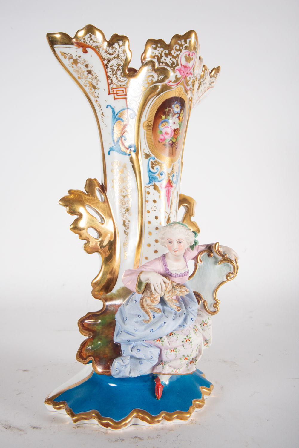 Three-piece trim in German porcelain, 19th century - Image 2 of 13