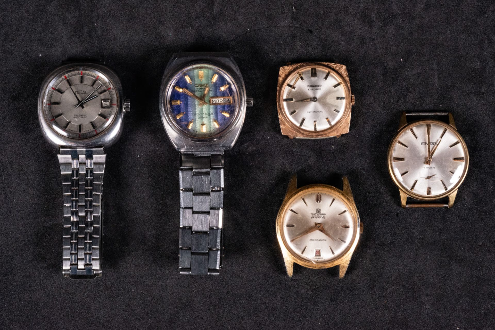 Lot of 5 vintage watches 20th century