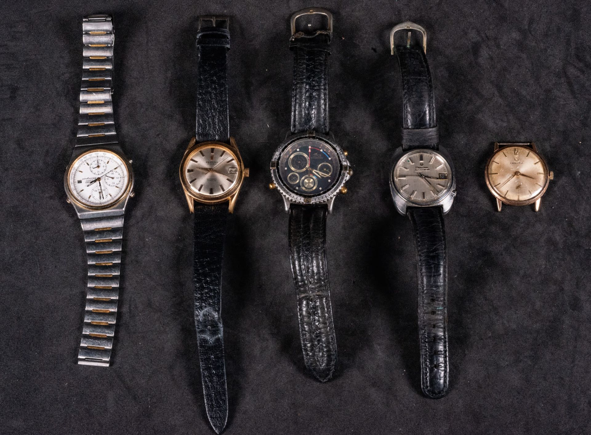 Lot of 5 vintage watches 20th century