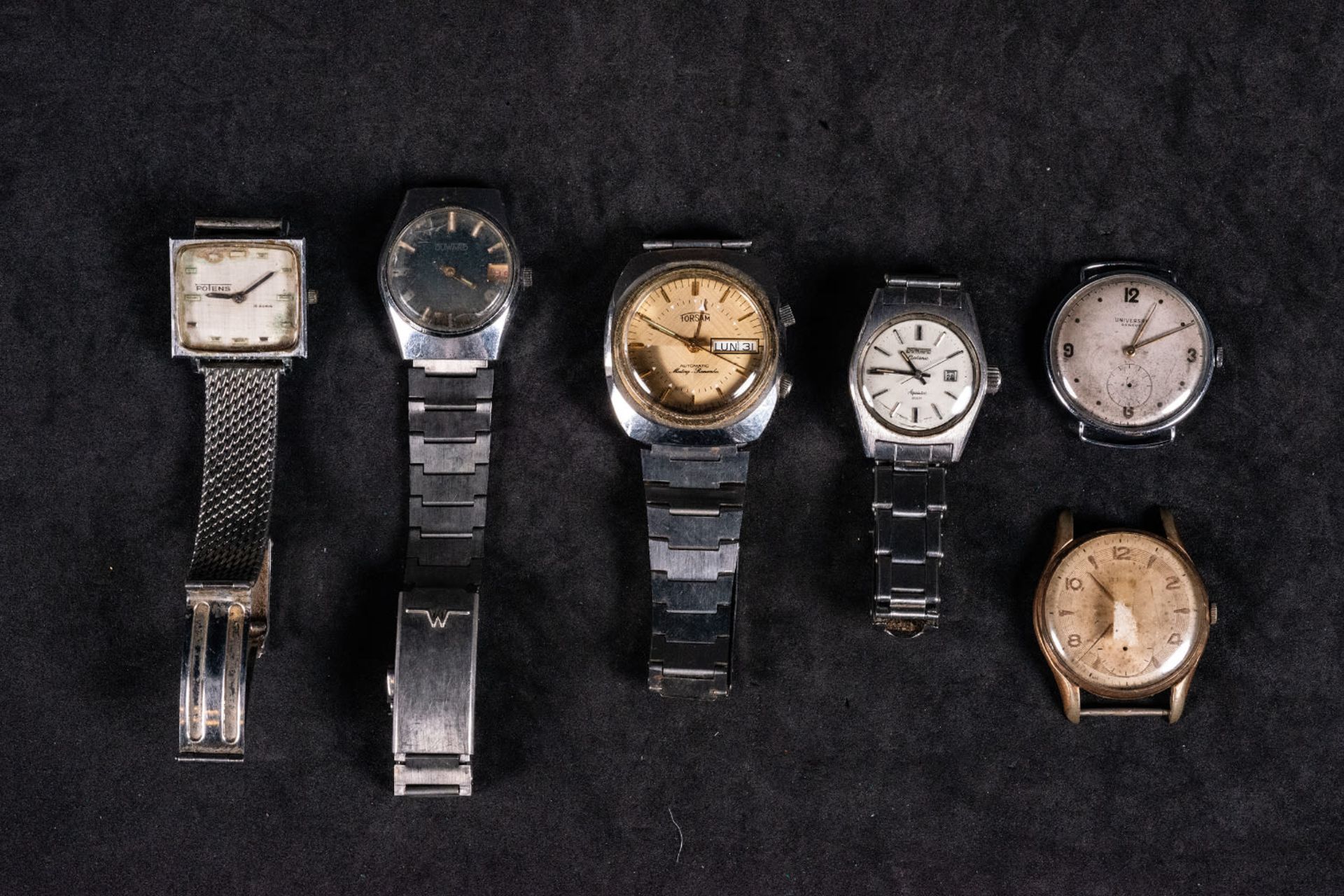 Lot of 6 vintage watches 20th century