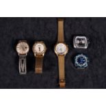 Lot of 5 vintage watches 20th century