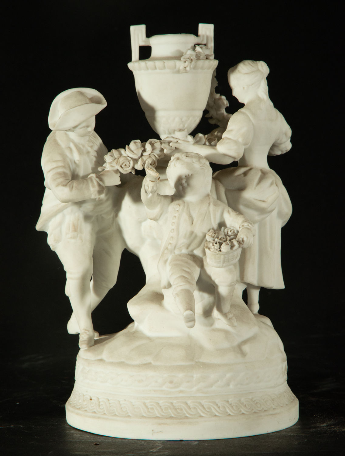 Mother with Children in biscuit porcelain, 19th century French school - Image 2 of 4