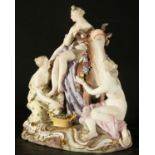 Goddess Europa in Meissen porcelain, 19th century