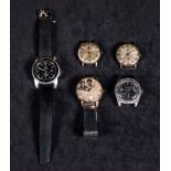 Lot of 5 vintage watches 20th century