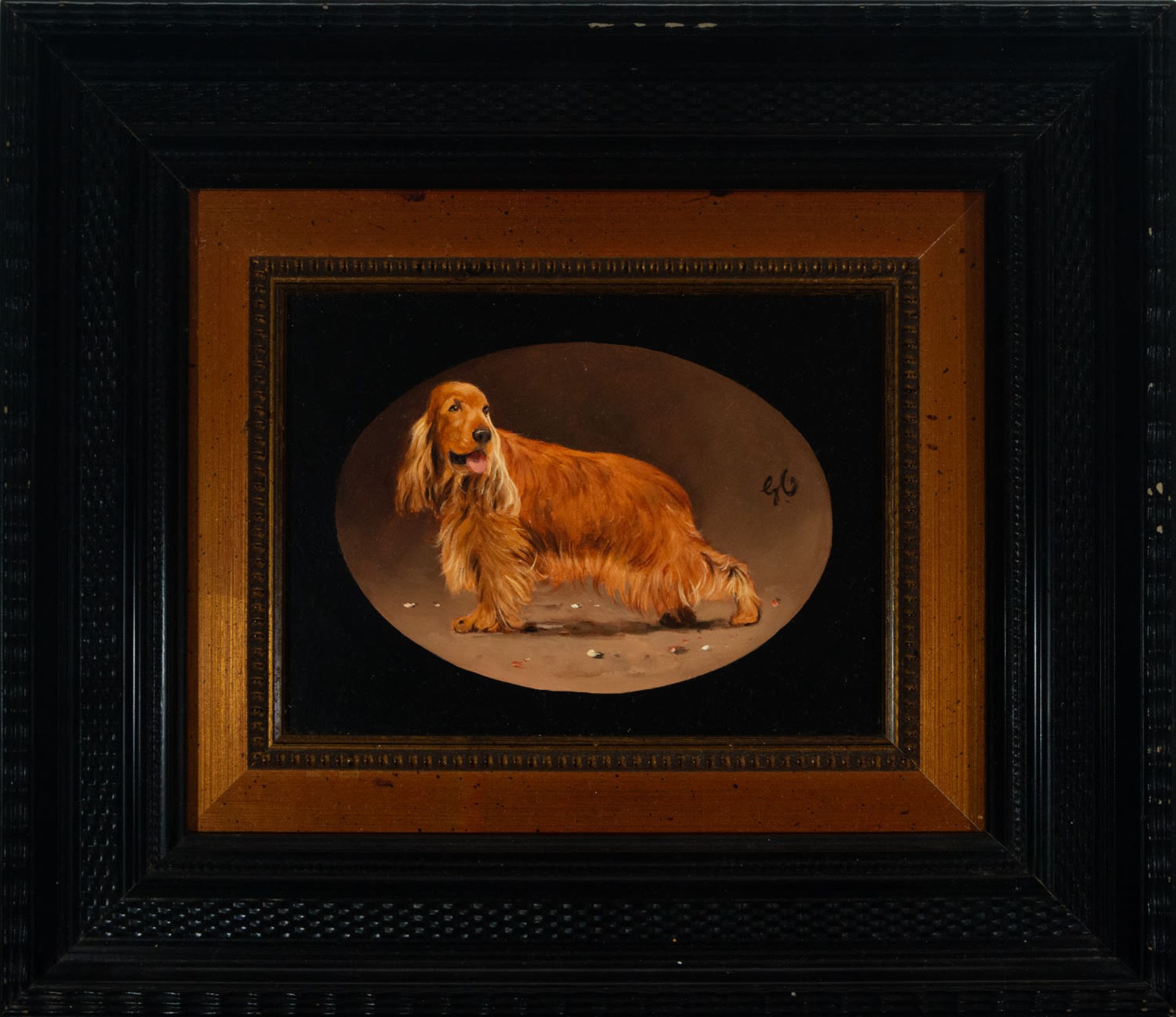 Magnificent series of six portraits of dogs, European school from the 19th - 20th century - Bild 7 aus 7