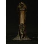 Bronze thermometer holder, 19th century French work