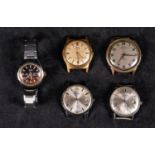 Lot of 5 vintage watches 20th century