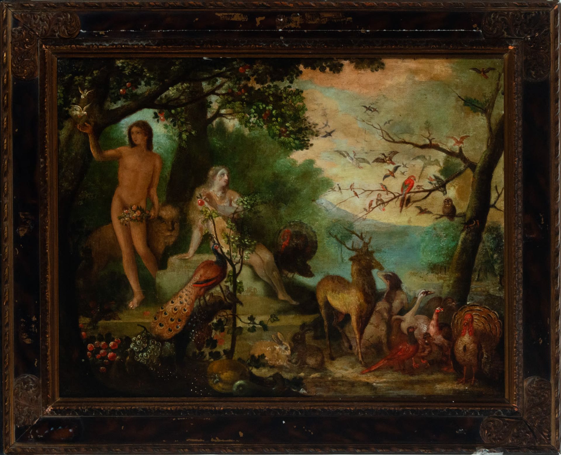 The Garden of Eden, 18th century Flemish school