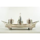 Alfonsine Writing Set in Solid Sterling Silver, C—rdoba brands, early 20th century