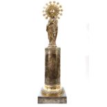 Virgin of the Pillar in silver, Andreu Jewelry, Barcelona, __1912