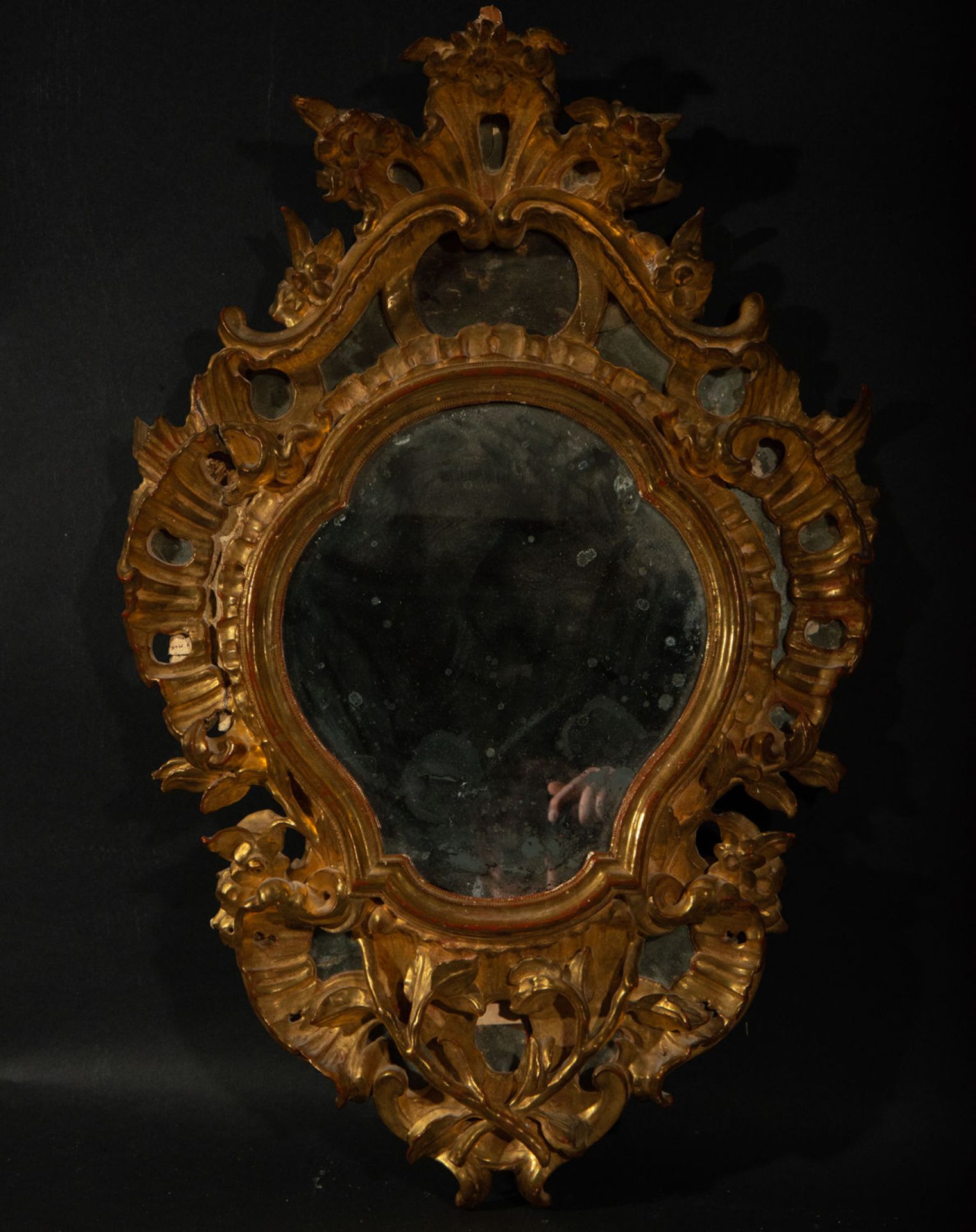 Spectacular pair of Venetian Cornucopias, 18th century - Image 7 of 10