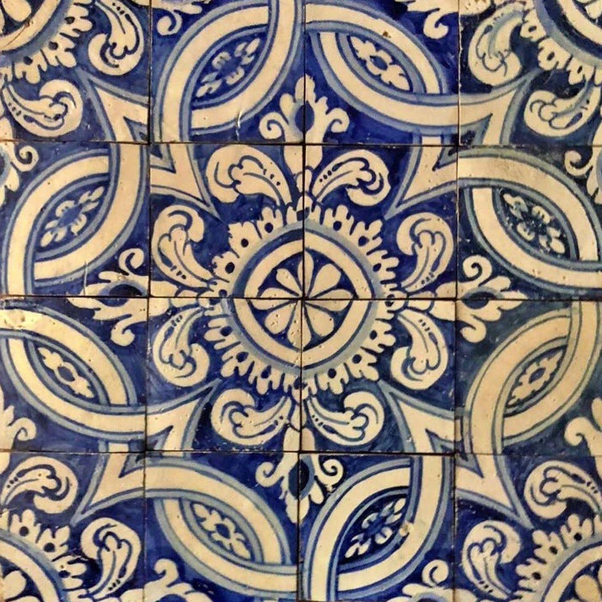 Panel of Portuguese Azulejos from the 17th century