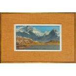 Mountain Landscape, signed Francisco G—mez, 20th century