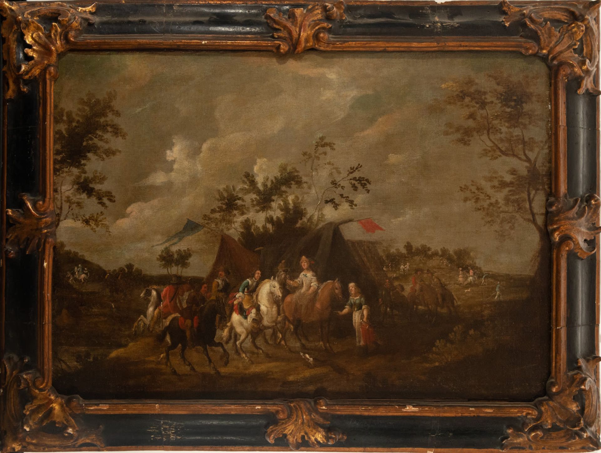 Cavalry scene, Dutch school from the second half of the 17th century