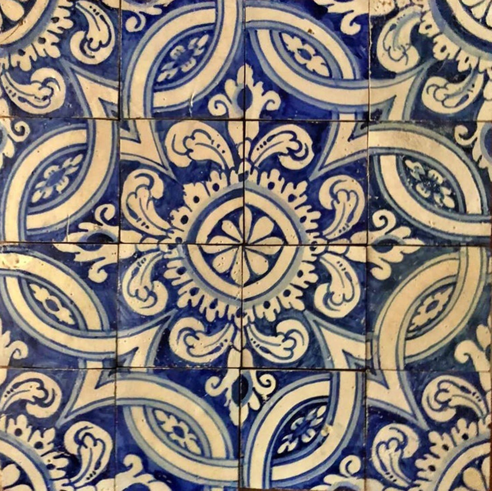 Panel of Portuguese Azulejos from the 17th century - Bild 2 aus 4