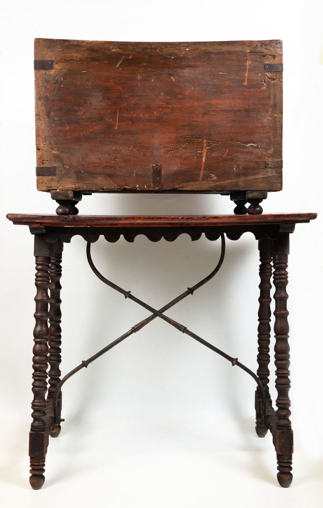 Mexican colonial style chest, 19th century - Image 7 of 8