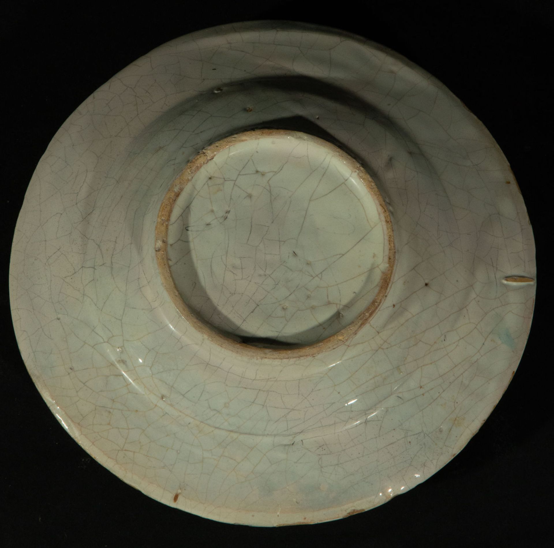 Talavera ceramic plate with swallow, 18th century - Bild 3 aus 4