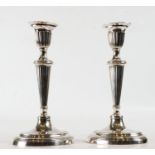 Pair of Fernandine Candelabra, with silversmith marks corresponding to 1811, possibly Zuloaga