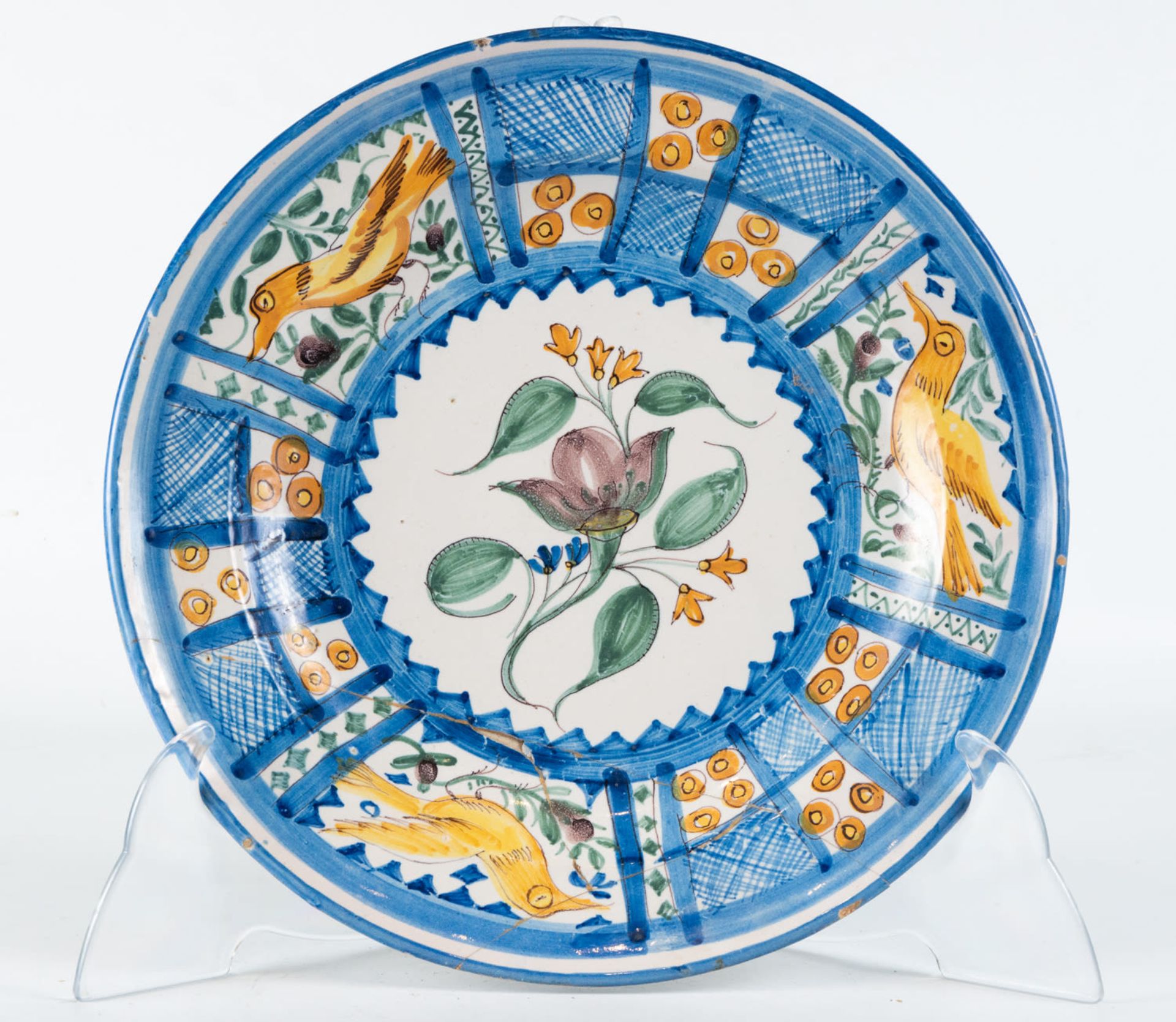 Ceramic plate from Manises, 20th century