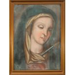 Our Lady of Sorrows, watercolor on paper, 19th century