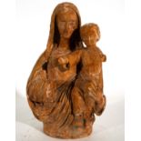 Virgin with Child in Terracotta, Italy, 18th century