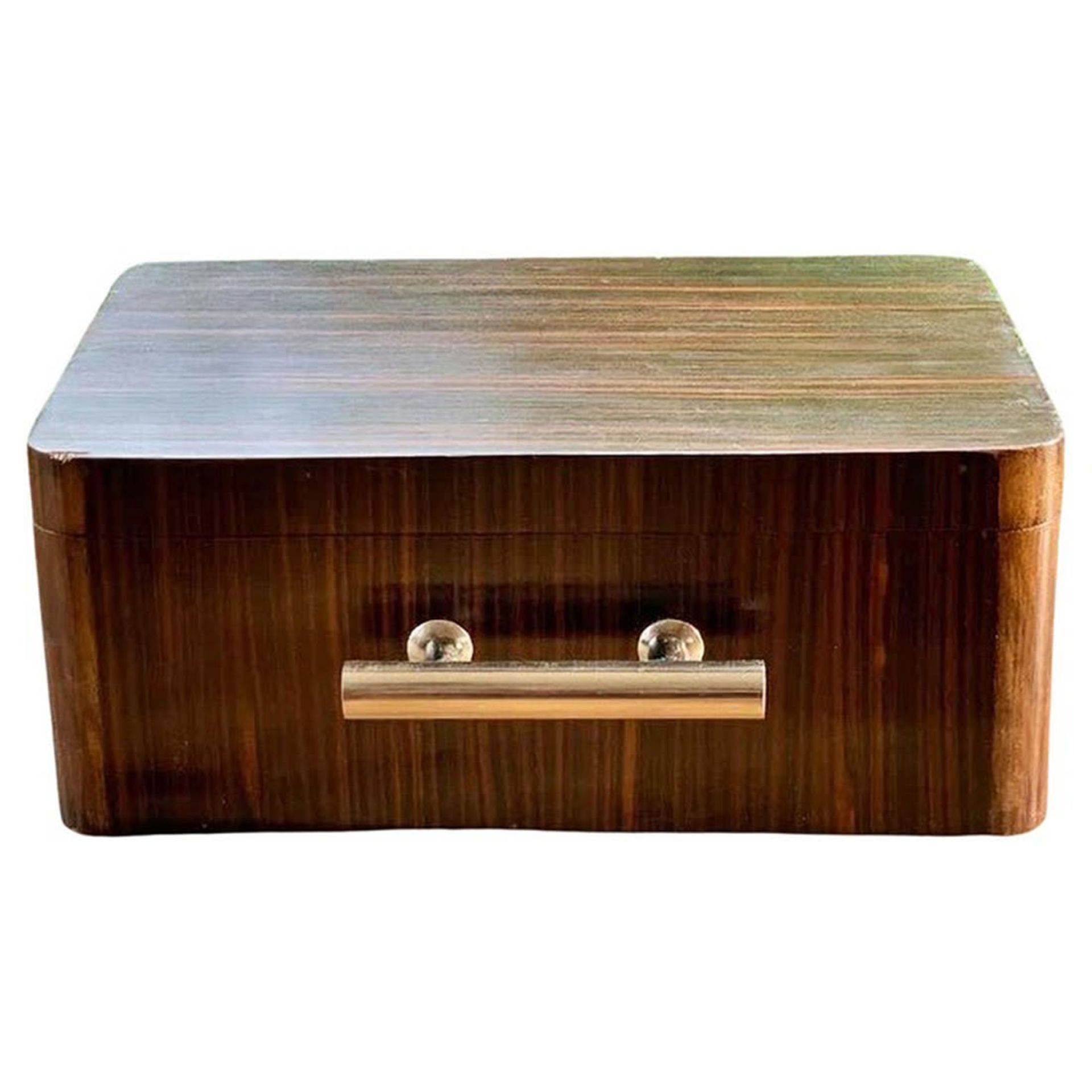 Art Deco box in Rosewood marquetry, 20th century